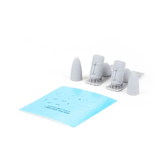 Eduard 672374 1/72 P-51D 108gal paper drop tanks PRINT Brassin for Aircraft