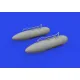 Eduard 672374 1/72 P-51D 108gal paper drop tanks PRINT Brassin for Aircraft