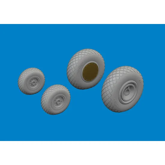 Eduard 672380 1/72 B-24H wheels Brassin for Aircraft
