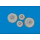 Eduard 672380 1/72 B-24H wheels Brassin for Aircraft