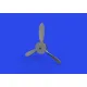 Eduard 672383 1/72 Bf 109G-10/K-4 propeller Brassin for Aircraft