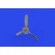Eduard 672383 1/72 Bf 109G-10/K-4 propeller Brassin for Aircraft