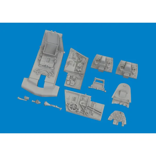 Eduard 672388 1/72 Bf 109G-10 cockpit PRINT Brassin for Aircraft