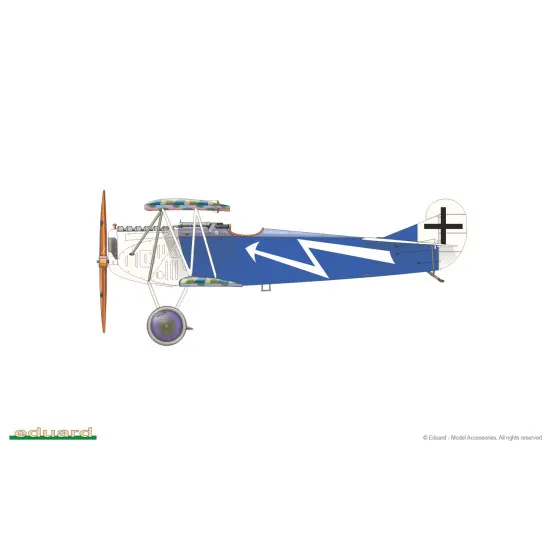 Eduard 70131 1/72 Fokker D.VII (OAW) Plastic for Aircraft Profipack