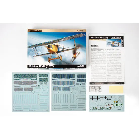 Eduard 70131 1/72 Fokker D.VII (OAW) Plastic for Aircraft Profipack