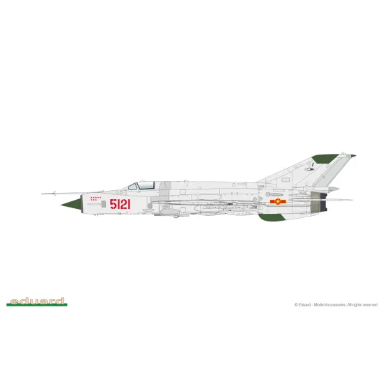 Eduard 70142 1/72 MiG-21MF Fighter Bomber Plastic for Aircraft Profipack