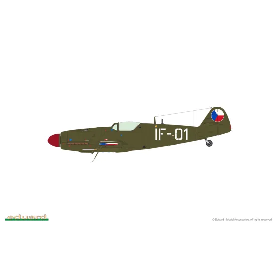 Eduard 70151 1/72 Avia S-199 bubble canopy Plastic for Aircraft Profipack