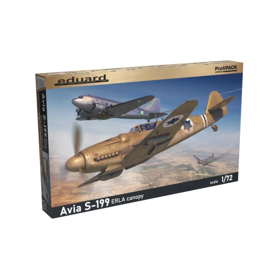 Eduard 70152 1/72 Avia S-199 ERLA canopy Plastic for Aircraft Profipack