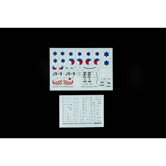 Eduard 70152 1/72 Avia S-199 ERLA canopy Plastic for Aircraft Profipack