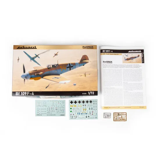 Eduard 70155 1/72 Bf 109F-4 Plastic for Aircraft Profipack
