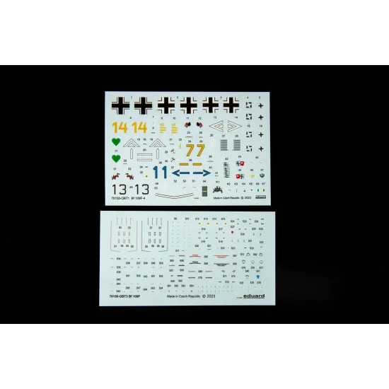 Eduard 70155 1/72 Bf 109F-4 Plastic for Aircraft Profipack