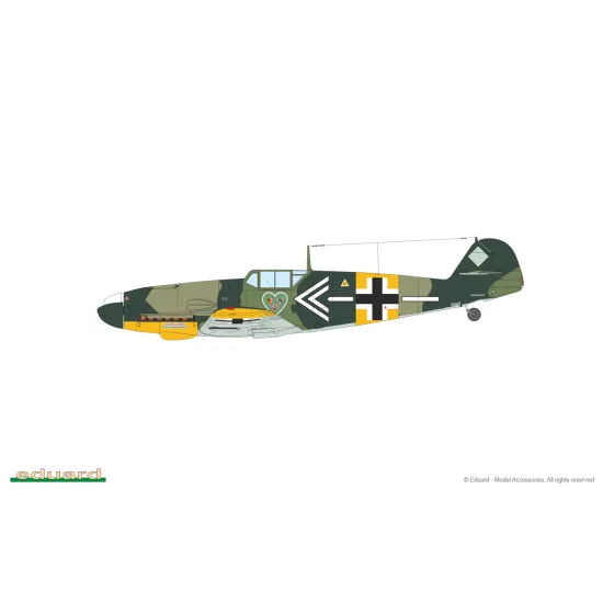 Eduard 70156 1/72 Bf 109G-2 Plastic for Aircraft Profipack