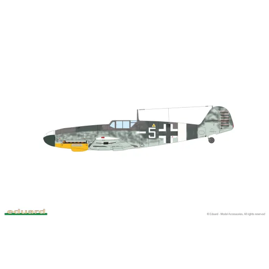 Eduard 70156 1/72 Bf 109G-2 Plastic for Aircraft Profipack