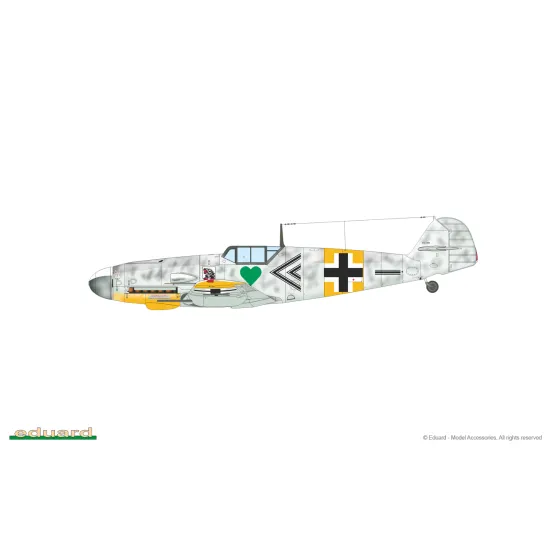 Eduard 70156 1/72 Bf 109G-2 Plastic for Aircraft Profipack