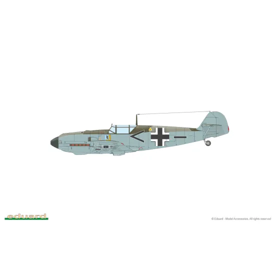 Eduard 7032 1/72 Bf 109E-3 Plastic for Aircraft Profipack