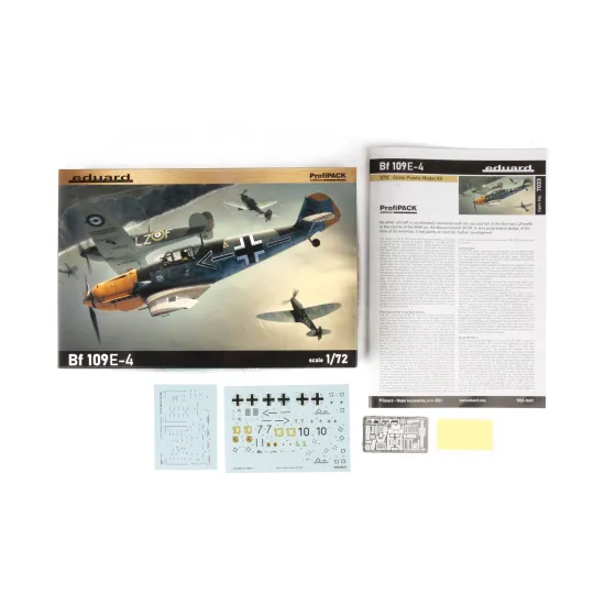 Eduard 7033 1/72 Bf 109E-4 Plastic for Aircraft Profipack