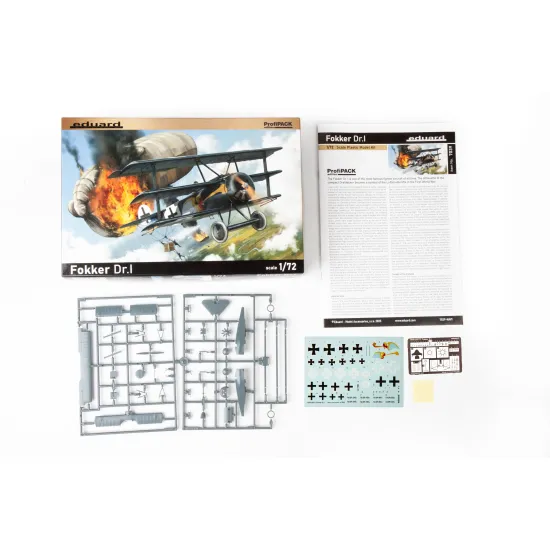 Eduard 7039 1/72 Fokker Dr.I Plastic for Aircraft Profipack