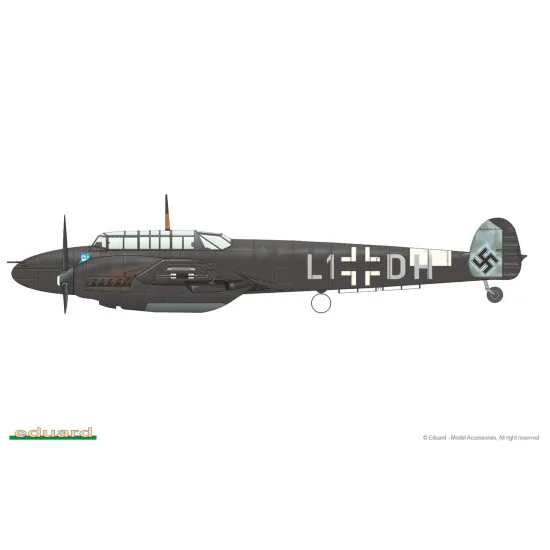Eduard 7081 1/72 Bf 110C/D Plastic for Aircraft Profipack