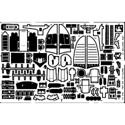 Eduard 72242 1/72 PBY-5A Catalina Photo-Etched for Aircraft Photo etched set