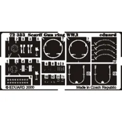 Eduard 72333 1/72 WWI Scarff Gun Ring Photo-Etched for Aircraft Photo etched set