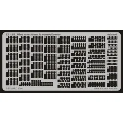 Eduard 72438 1/72 Wire Stretchers & Controlhorns Photo-Etched for Aircraft Photo etched set