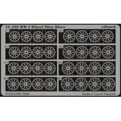 Eduard 72439 1/72 WWI Wheel Wire Discs Photo-Etched for Aircraft Photo etched set