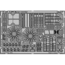 Eduard 72480 1/72 A-20G exterior Photo-Etched for Aircraft Photo etched set