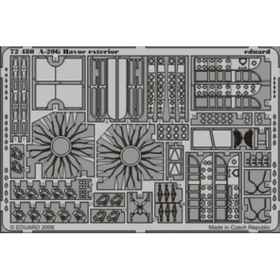Eduard 72480 1/72 A-20G exterior Photo-Etched for Aircraft Photo etched set