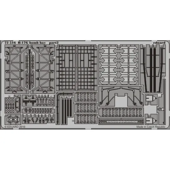 Eduard 72516 1/72 B-17G bomb bay Photo-Etched for Aircraft Photo etched ...