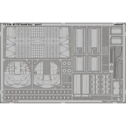 Eduard 72546 1/72 B-17F bomb bay Photo-Etched for Aircraft Photo etched set