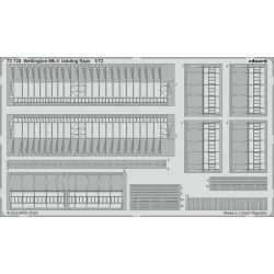 Eduard 72720 1/72 Wellington Mk.II landing flaps Photo-Etched for Aircraft Photo etched set