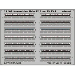 Eduard 73007 1/72 Ammunition Belts US Cal.0.50 Photo-Etched for Aircraft Photo etched set