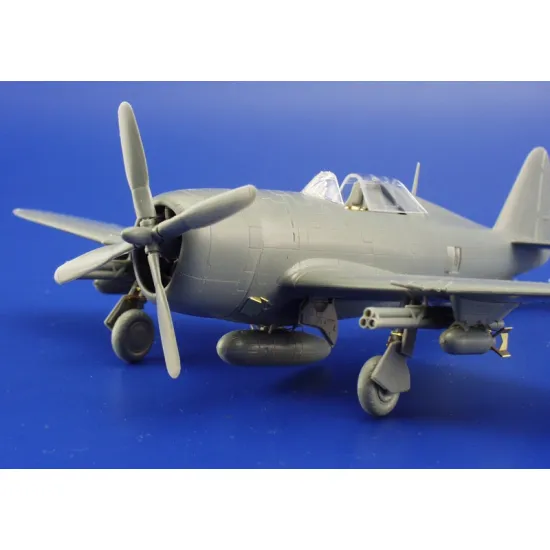 Eduard 73222 1/72 P-47D-20 Photo-Etched for Aircraft Photo etched set