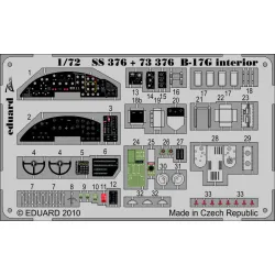 Eduard 73376 1/72 B-17G interior Photo-Etched for Aircraft Photo etched set
