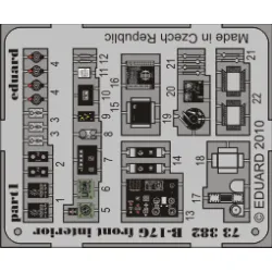 Eduard 73382 1/72 B-17G front interior Photo-Etched for Aircraft Photo etched set