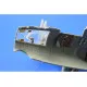 Eduard 73382 1/72 B-17G front interior Photo-Etched for Aircraft Photo etched set