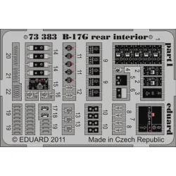 Eduard 73383 1/72 B-17G rear interior Photo-Etched for Aircraft Photo etched set