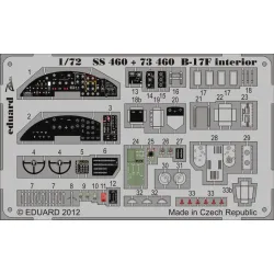 Eduard 73460 1/72 B-17F interior Photo-Etched for Aircraft Photo etched set