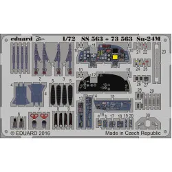 Eduard 73563 1/72 Su-24M Photo-Etched for Aircraft Photo etched set
