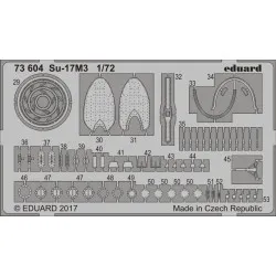 Eduard 73604 1/72 Su-17M3 Photo-Etched for Aircraft Photo etched set