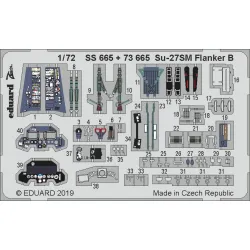 Eduard 73665 1/72 Su-27SM Flanker B Photo-Etched for Aircraft Photo etched set