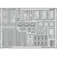 Eduard 73691 1/72 Tu-22 interior Photo-Etched for Aircraft Photo etched set