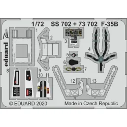 Eduard 73702 1/72 F-35B Photo-Etched for Aircraft Photo etched set