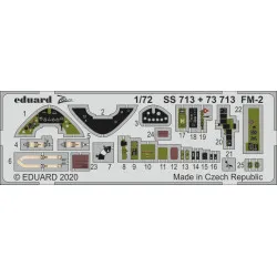 Eduard 73713 1/72 FM-2 Photo-Etched for Aircraft Photo etched set