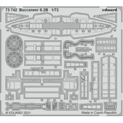 Eduard 73742 1/72 Buccaneer S.2B Photo-Etched for Aircraft Photo etched set