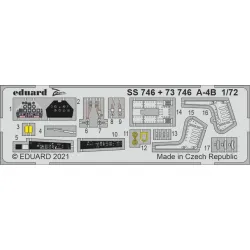 Eduard 73746 1/72 A-4B Photo-Etched for Aircraft Photo etched set