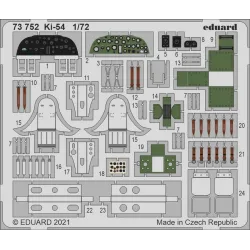 Eduard 73752 1/72 Ki-54 Photo-Etched for Aircraft Photo etched set