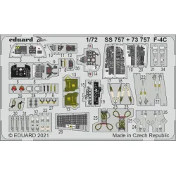 Eduard 73757 1/72 F-4C Photo-Etched for Aircraft Photo etched set