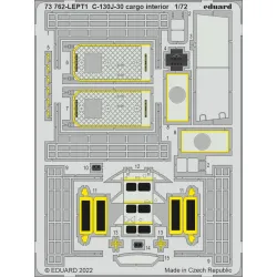 Eduard 73762 1/72 C-130J-30 cargo interior Photo-Etched for Aircraft Photo etched set