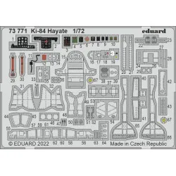 Eduard 73771 1/72 Ki-84 Hayate Photo-Etched for Aircraft Photo etched set
